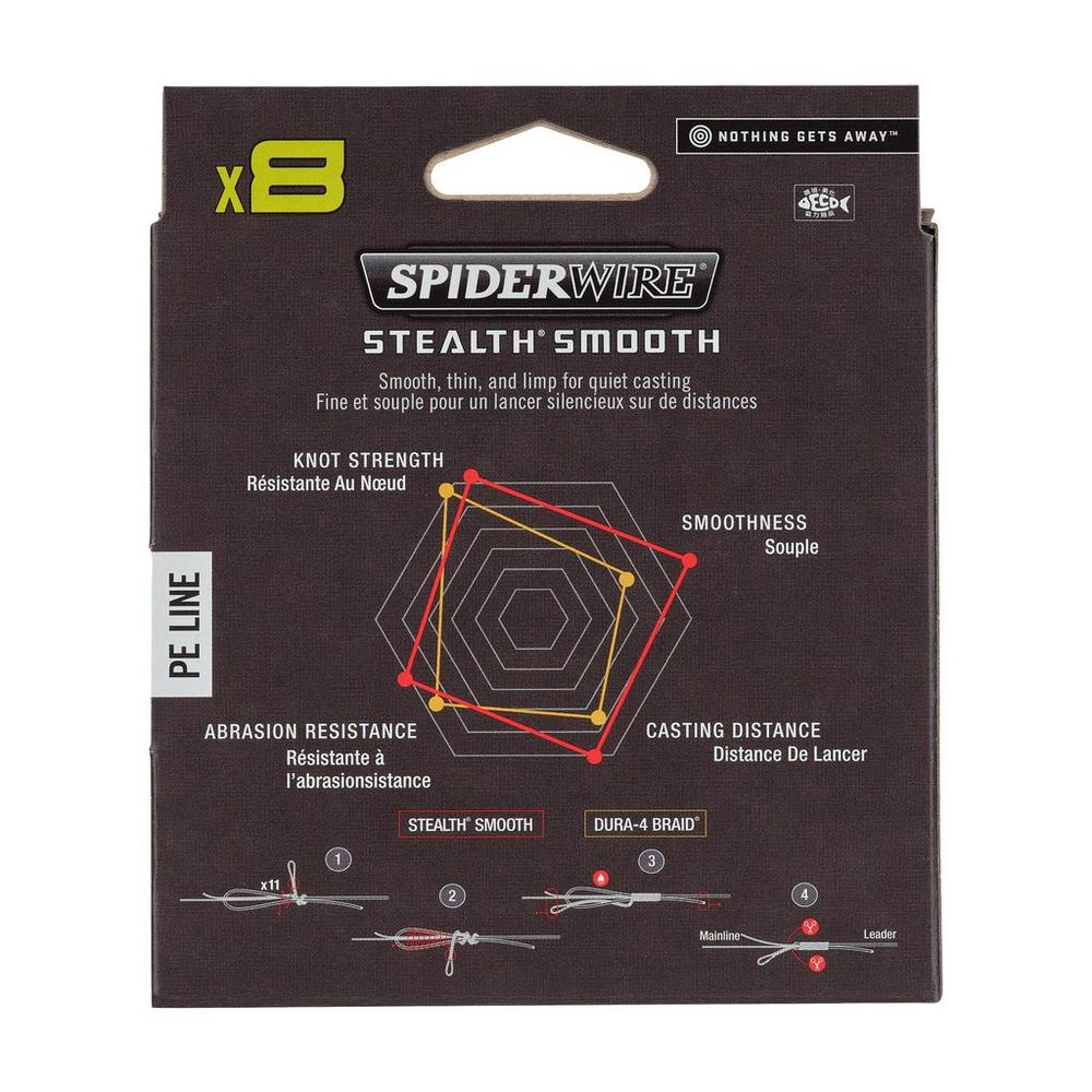 SpiderWire Stealth Smooth x8 150m Translucent - MatchFishing