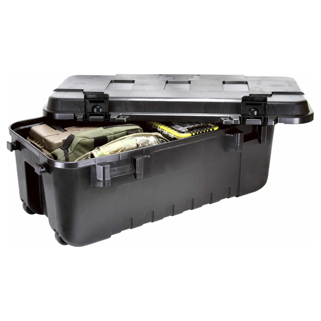Plano Sportmans Trunk With Wheels Black