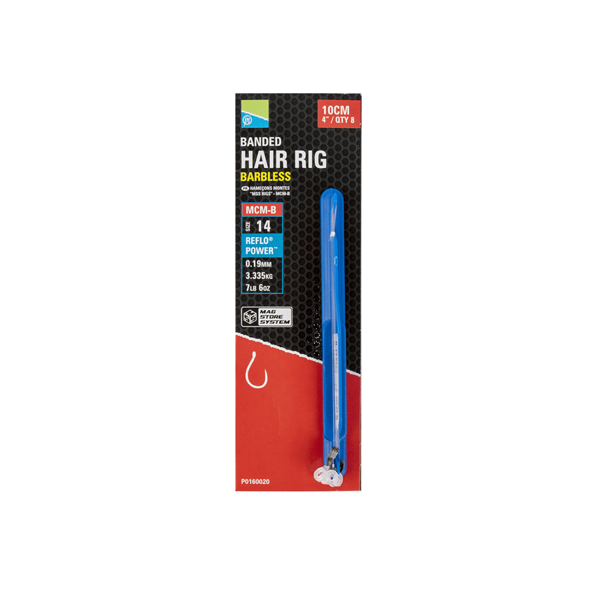Preston Mcm-B Bayonet Hair Rigs - 4"/10cm