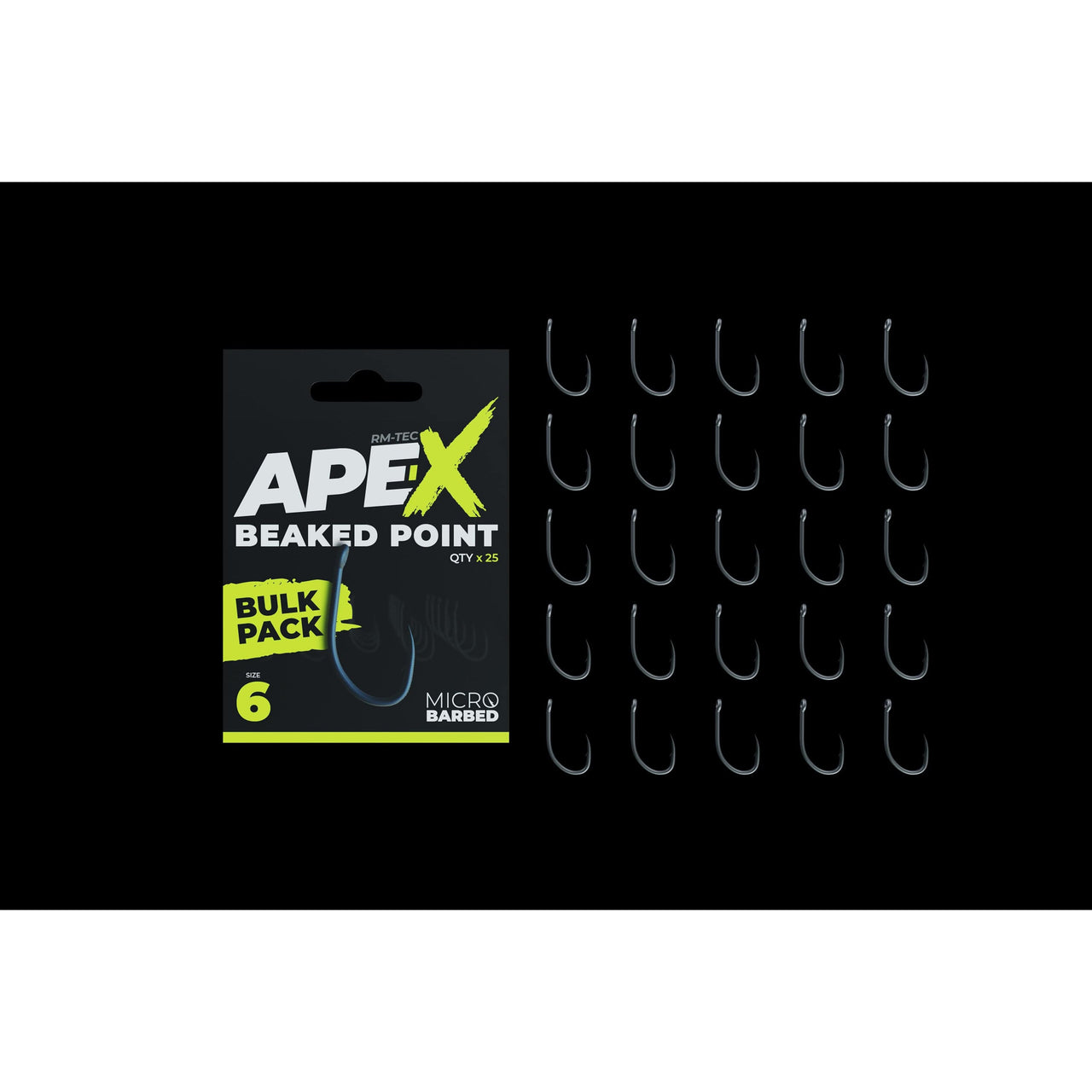 Ridge Monkey Ape-X Beaked Point Barbed Bulk Pack (25pcs)
