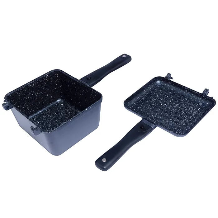 Ridge Monkey Connect Deep Pan & Griddle Granite Edition