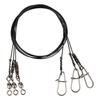 Savage Gear Black7 Trace 50cm 0.60mm 20kg Swivel/Needle Snap 2pcs