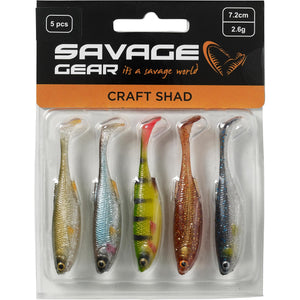 Savage Gear Craft Shad Mix 7.2cm 2.6g 5pcs