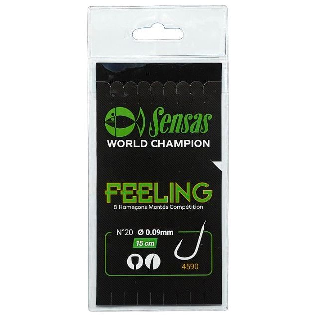 Sensas 4590 Bronze Hooks to Nylon