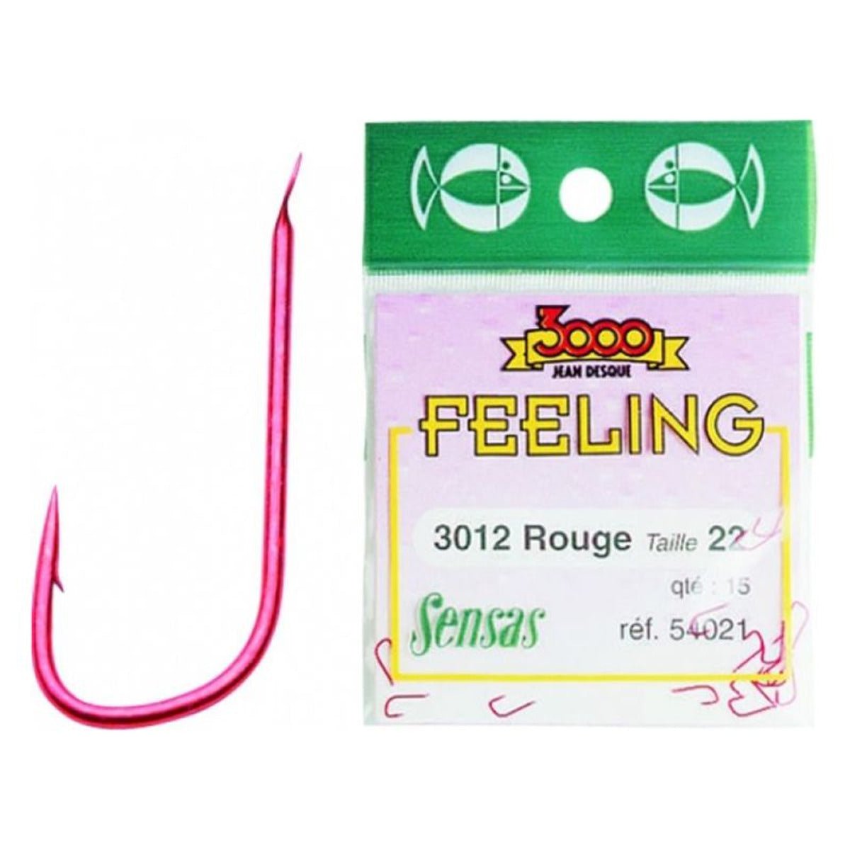 Sensas hooks 3012 red