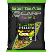 Sensas Super Feed Pellets Natural Corn 650g