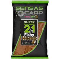 Sensas Super Groundpaste 2 in 1 Fishy Hemp 1kg