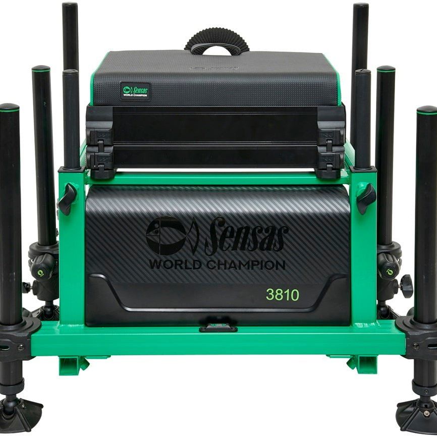 Sensas World Champion 3810 Green Seat Box
