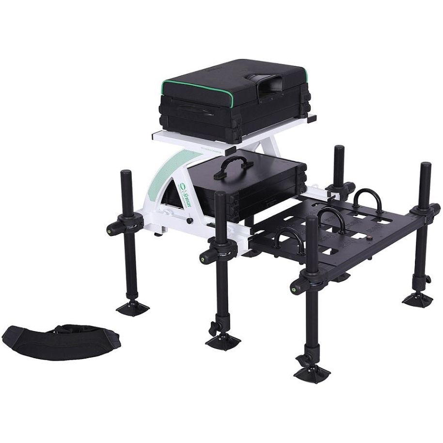 Sensas World Champion 3910 Seatbox White & Green