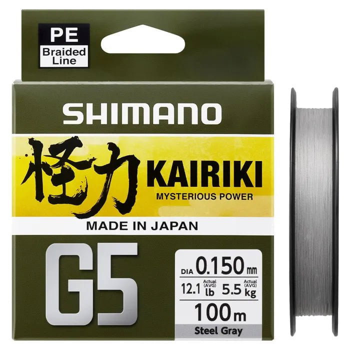 Shimano Kairiki G5 150m Steel Gray