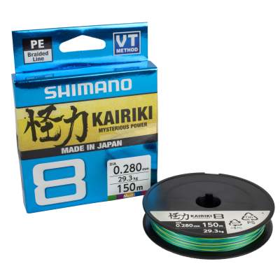 Shimano Line Kairiki 8 150m Yellow