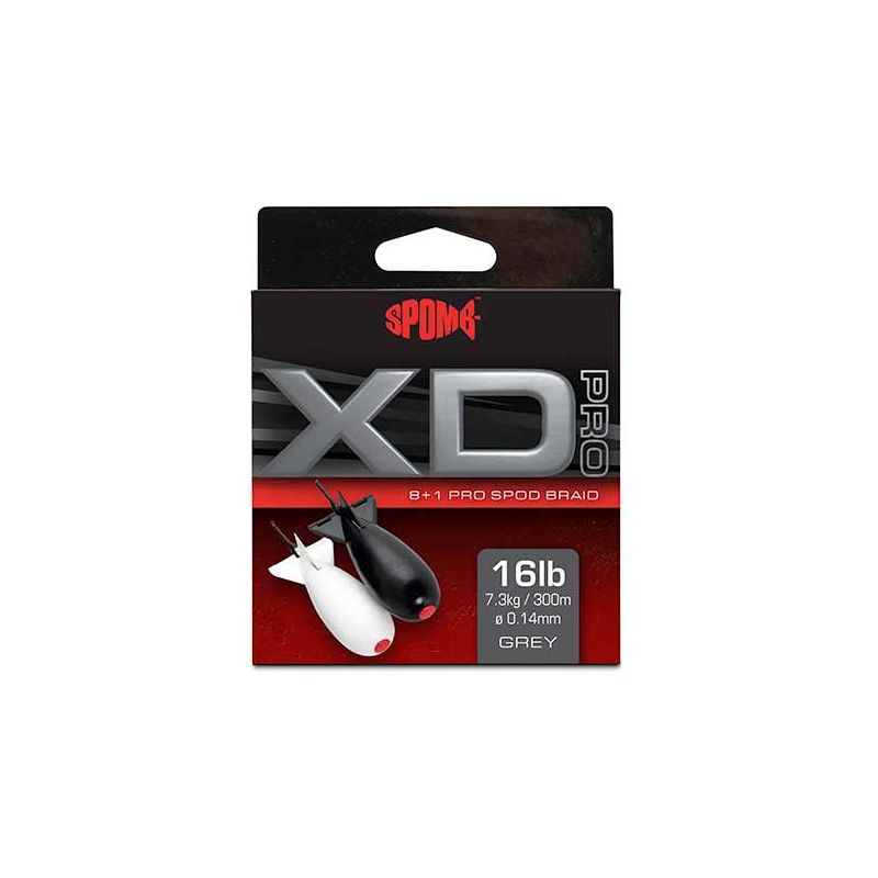 Spomb XD Pro Braid Grey 8+1 0.14mm 16lbs