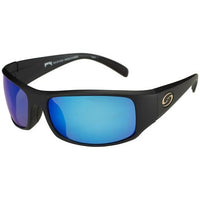 Strike King S11 Optics Okeechobee Matte Black Frame Multi Layer White Blue Mirror Gray Base Lens
