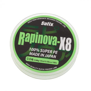 Sufix Rapinova X8 150m Lemon Green