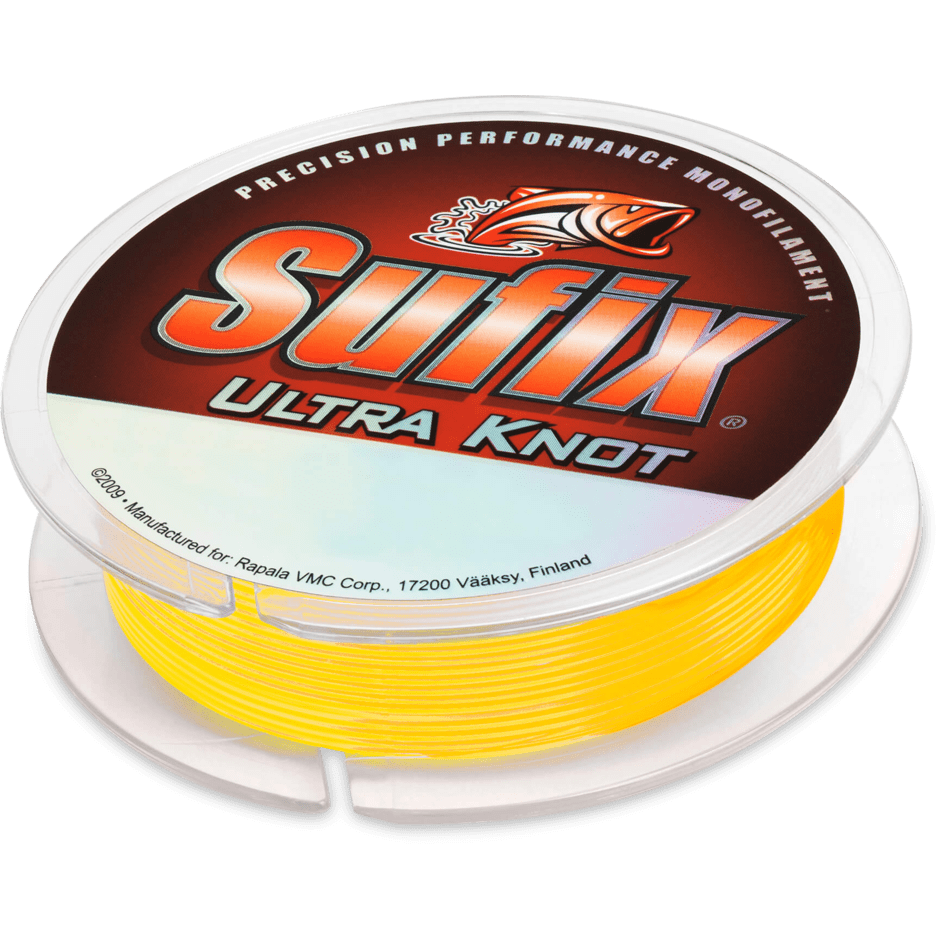 Sufix Šaranski najloni 0.33mm 995m Sufix Ultra Knot 1/4lb Yellow-Orange