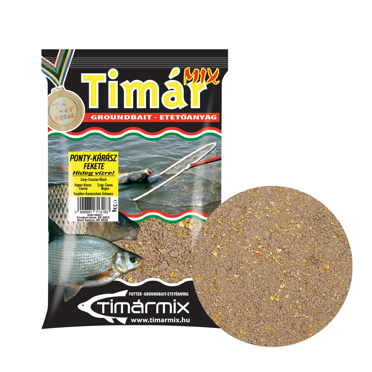 Timar Mix Carp - Crucian Black 3kg - TM3183