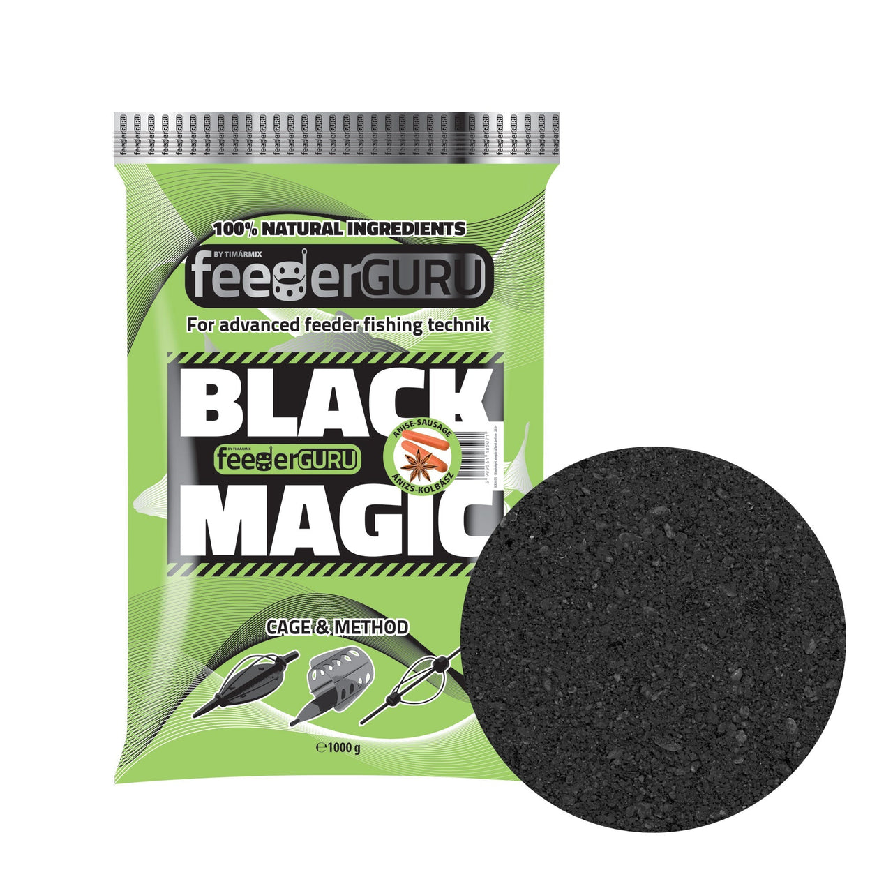 Timar Mix Feeder Guru Black Magic 1kg - MX5071