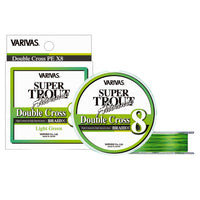 Varivas Najlon 0.6/9.6lb Varivas Finesse X8 Braid Double Cross Light Green - PE 100m