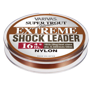 Varivas Najlon 5lb/0.185mm Varivas Super Trout Nylon Line Extreme Shock Leader 30m