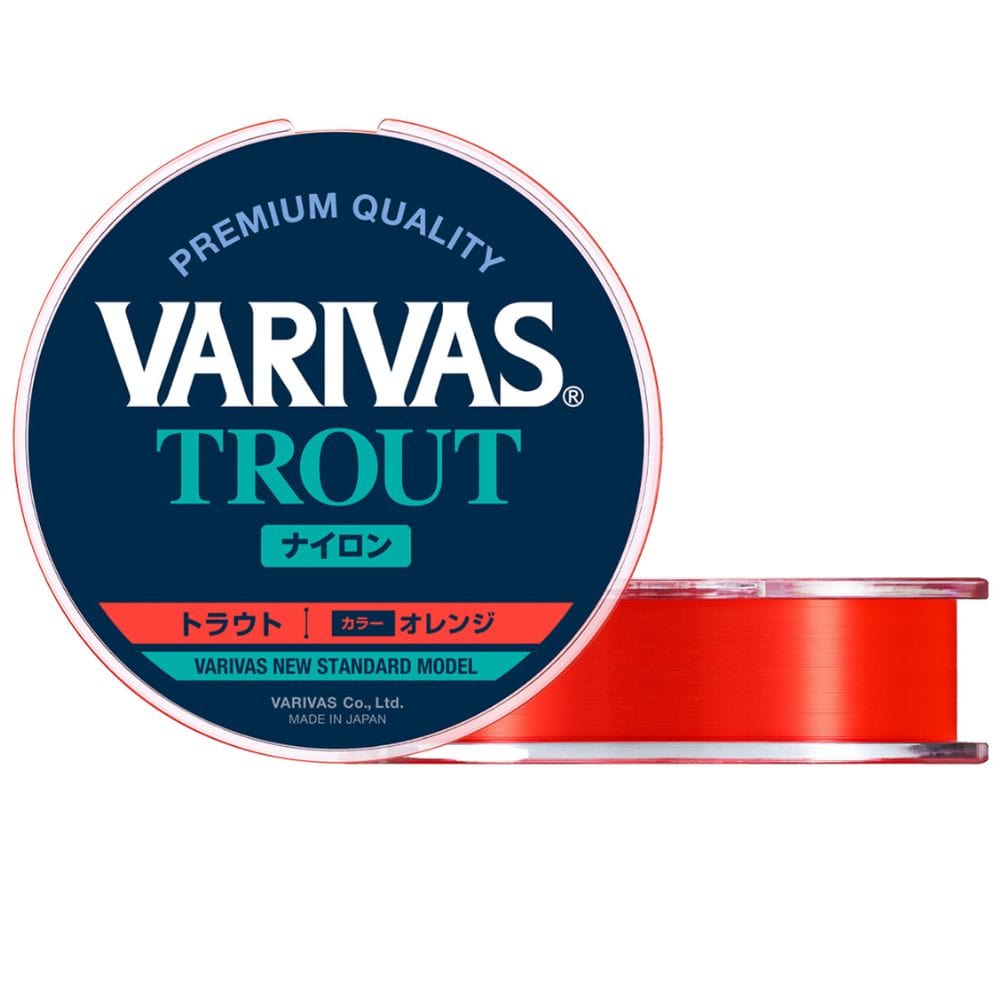 Varivas Najlon 2.5lb/0.128mm Varivas Ultra Light Fishing Nylon Line Standard Trout 100m/Orange