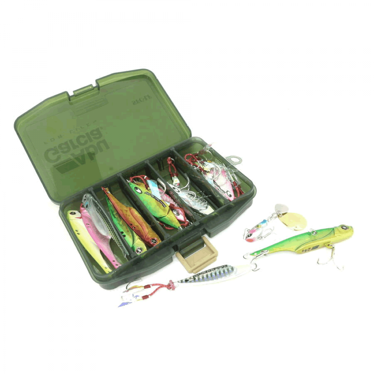 Abu Garcia Light Game Case SFC FF Olive Tackle Box – MatchFishing Abu Garcia Light Game Case SFC FF Olive Tackle Box – MatchFishing