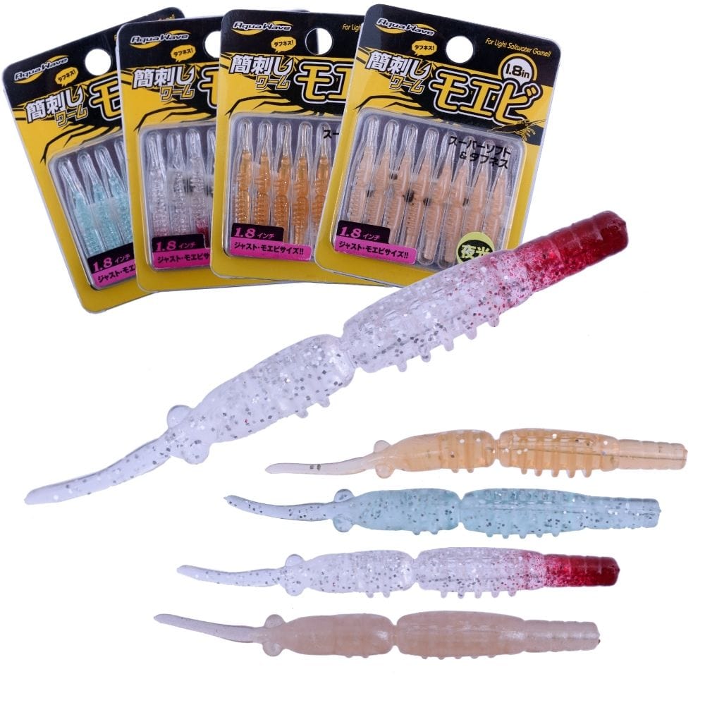 AQUA WAVE UL Fishing Soft Bait Lure MOEBI 1.8in