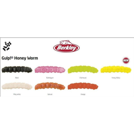 Berkley GULP! Honeyworm Chartreuse 4,5cm 10pcs