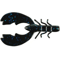 Berkley Power Bait Chigger Craw 8cm Black Blue Fleck 10pcs - 1307360