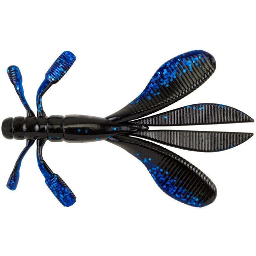 Berkley Power Bait Mantis Bug 10cm Black Sapphire 8pcs - 1481081