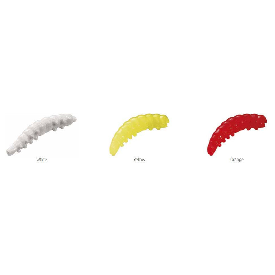 Berkley PowerBait Honey Worm – Ver En Miel Jaune à L’ail, 55 Pièces, Irrésistible Pour Les Truites – Flacon 100 % Efficace