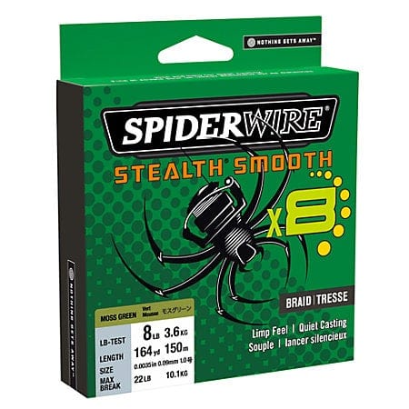 SpiderWire Stealth Smooth8 Moss Green 150m
