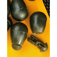 Browning Green Connector Bead 10pcs