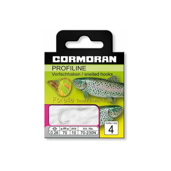 Navezane Udice Cormoran PROFILINE Trout Hook Nickel