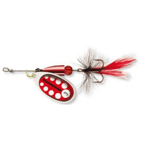 Varalica Cormoran Bullet Silver Red with fly 2 4g