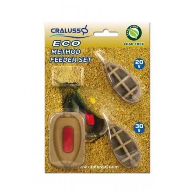 Cralusso Eco Method Feeder Set 20g / 30g / Mould / 2x swivel