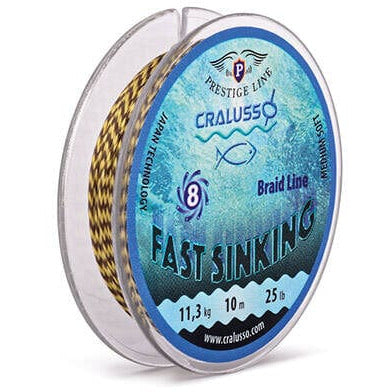 CRALUSSO Fast Sinking braided hooklength (10m)