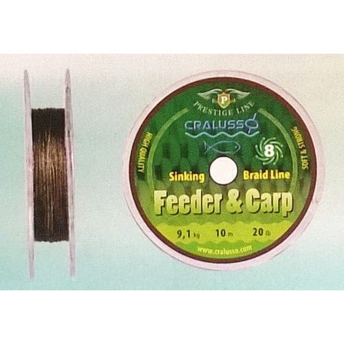 braided line for carp fishing CRALUSSO Feeder & Carp Braided Hooklength Sinking 10m – MatchFishing