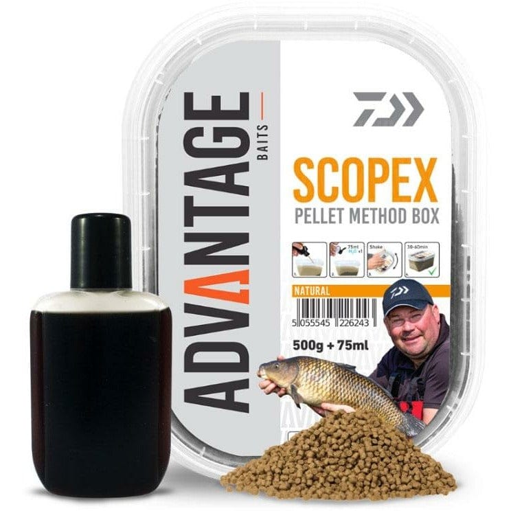 Daiwa Advantage Baits Method Box - Natural Scopex