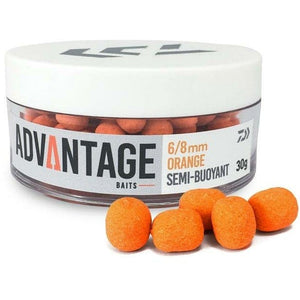 Daiwa Advantage Baits Semi Buoyant Orange 8/10mm