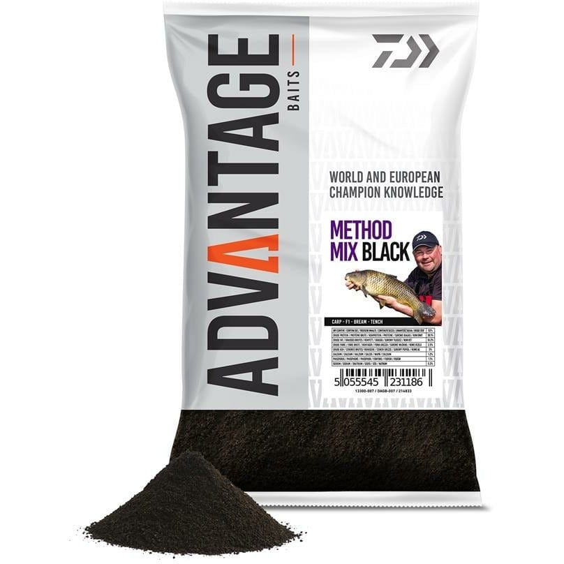 DAIWA Advantage Groundbait Method Mix Black