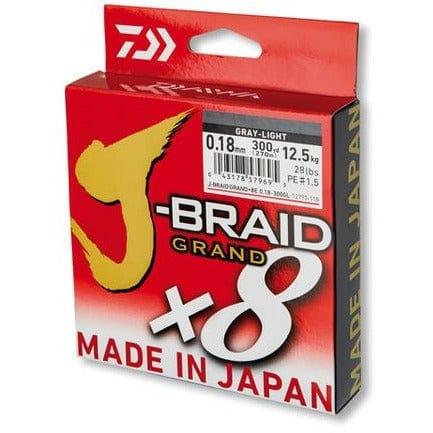 DAIWA J-Braid Grand X8 270m Light Grey