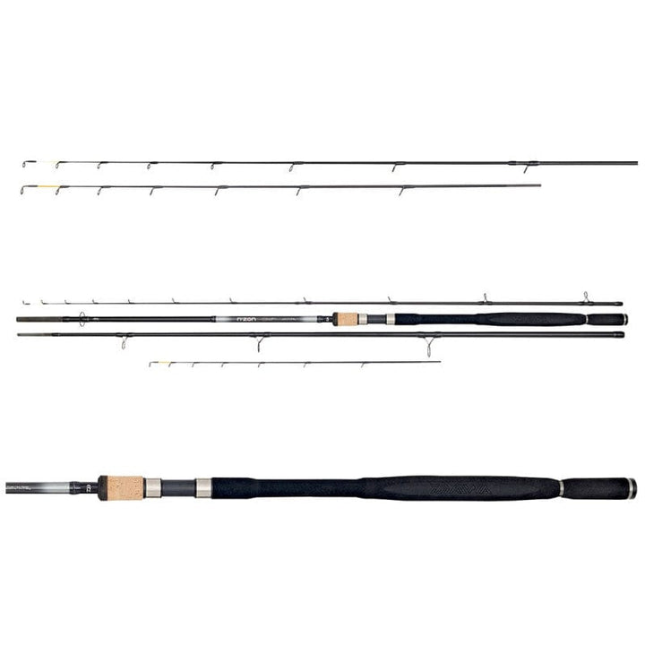 Daiwa N'ZON S Power Feeder Canna Da Pesca Feeder, 3,30 M, 100 G, 5 Pezzi, 15 Anelli, V-Joint, 250 G
