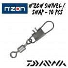 DAIWA N'ZON SWIVEL SNAP SIZE 12