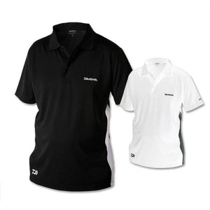 DAIWA Polo shirt white/black
