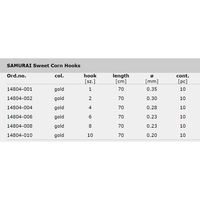 DAIWA SAMURAI Sweet Corn Hooks