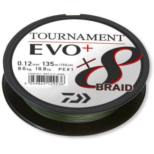 DAIWA TN X8 Braid EVO+ 270m Dark Green