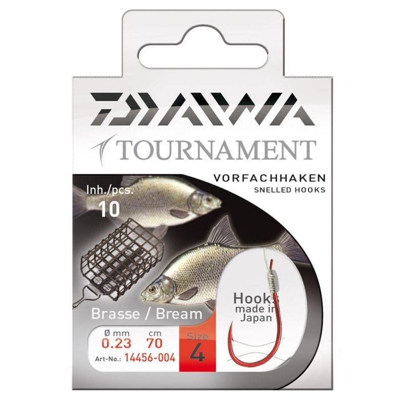 DAIWA Tournament Bream Hooks 70cm Snelled Hooks – MatchFishing DAIWA Tournament Bream Hooks 70cm Snelled Hooks – MatchFishing