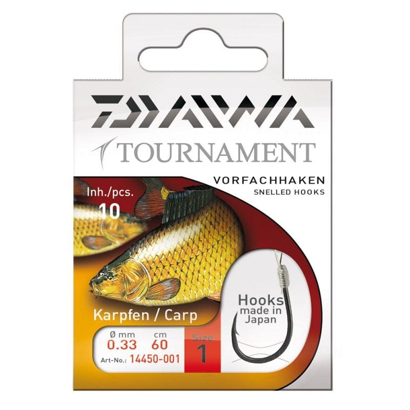 DAIWA Tournament Carp Hooks 60cm - navezane