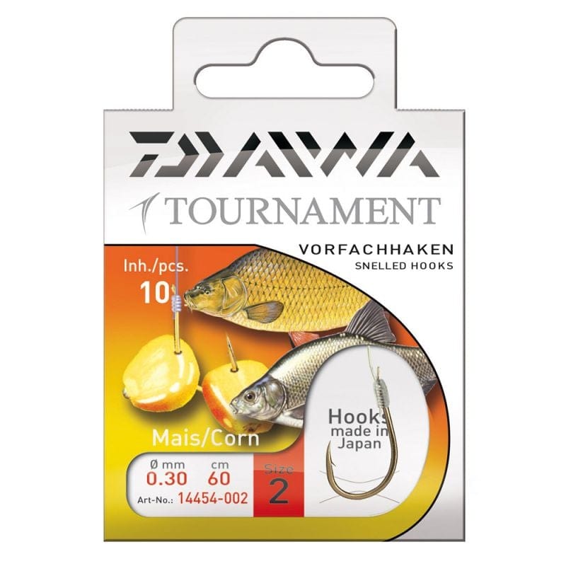 DAIWA Tournament Corn Hooks 60cm - navezane - MatchFishing