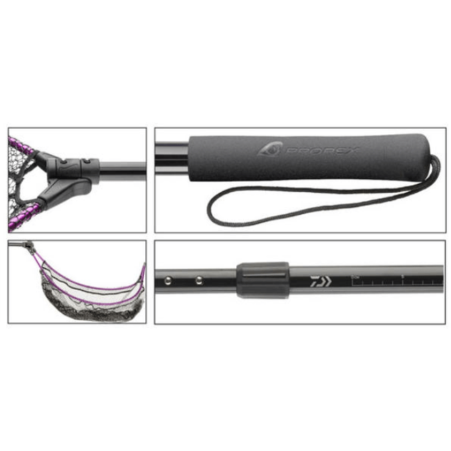 Daiwa Prorex Folding Boat Net 80x70 Landing Net – MatchFishing